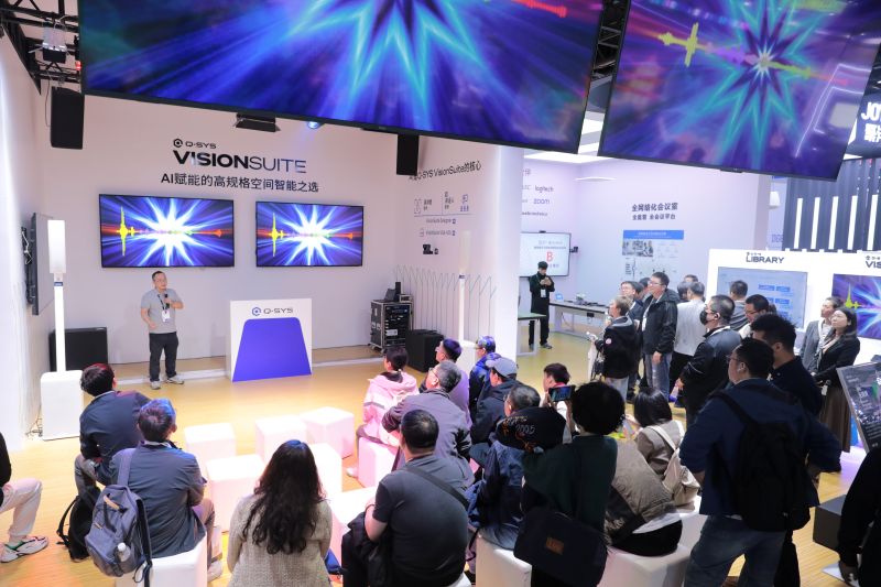 InfoComm 2026：聚沣携Q-SYS新品齐聚亮相，展位热度再攀新高